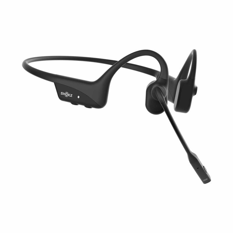 SHOKZ Opencomm2 (v2) Open-ear Headphones- Black C120-AN-BK-image 4