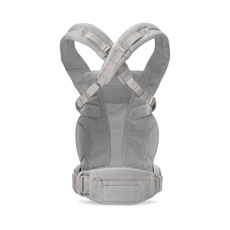 ERGOBABY Omni Deluxe All In One Mesh Baby Carrier - Pearl Grey - Online Exclusive BCODMPRLGRY-image 2