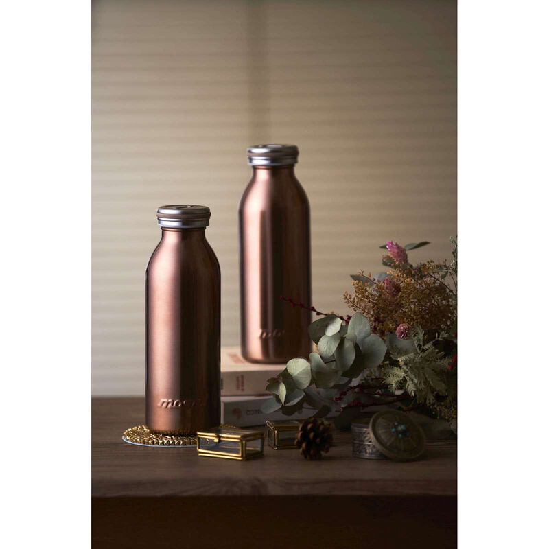 MOSH Stainless Steel Bottle 450ml - Pearl Gold DMMB450CMK-image 1