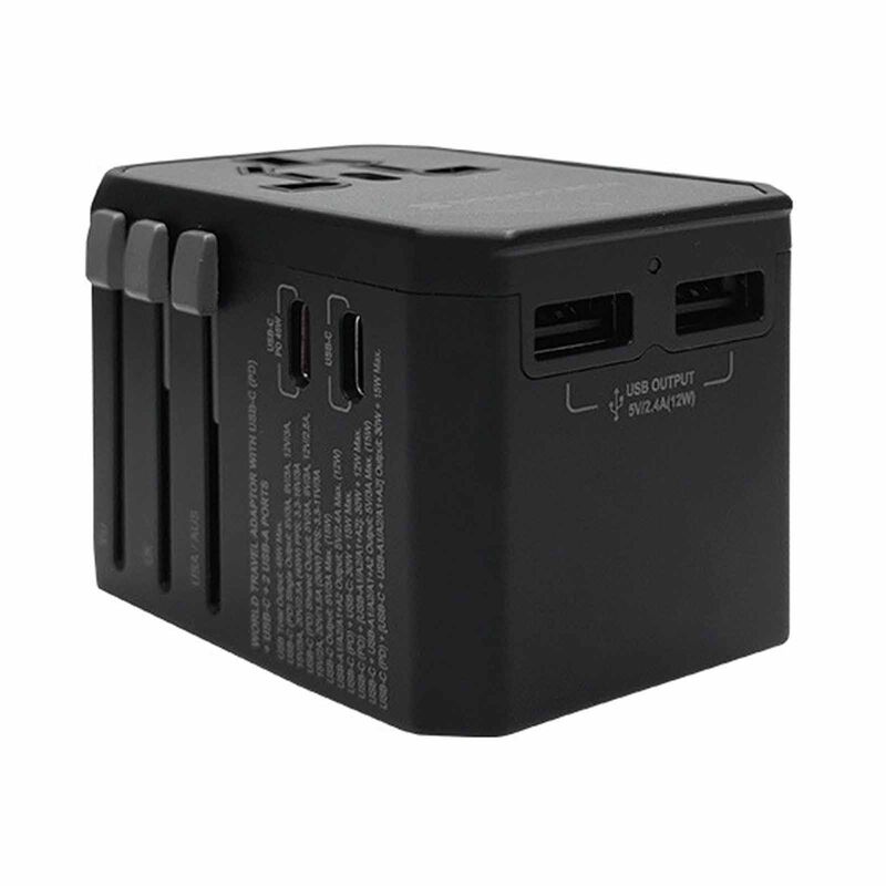SOUNDTEOH Travel Adaptor With 2 Usb-a + 2 Usb-c Quick Charger TA-345-image 4