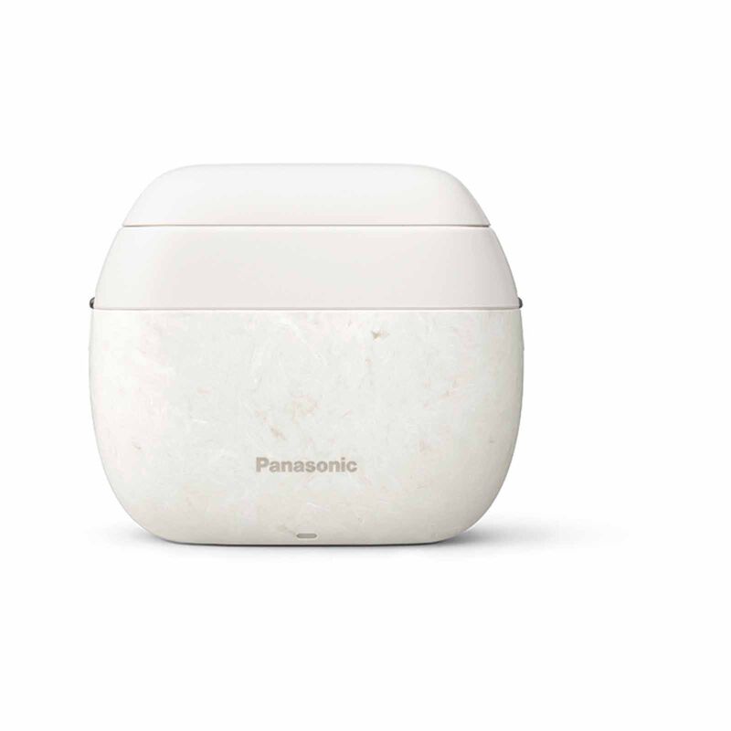 PANASONIC 5 Blade Palm Size Shaver Nagori - Marble White ES-PV6A-W751-image 1