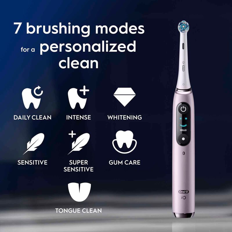 ORAL-B Io9 Electric Toothbrush - Rose Quartz IO 9 ROSE QUARTZ-image 6