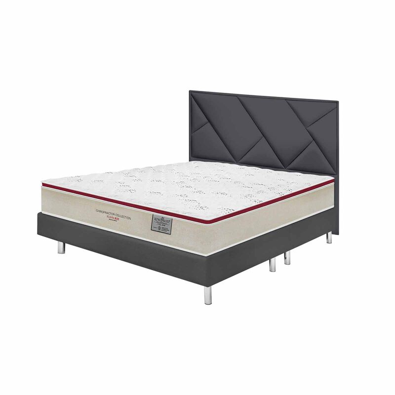 KINGKOIL Super Single Size Mattress W/bedframe And Headboard CHIROPRACTOR COLLECTION KUHN-image 2