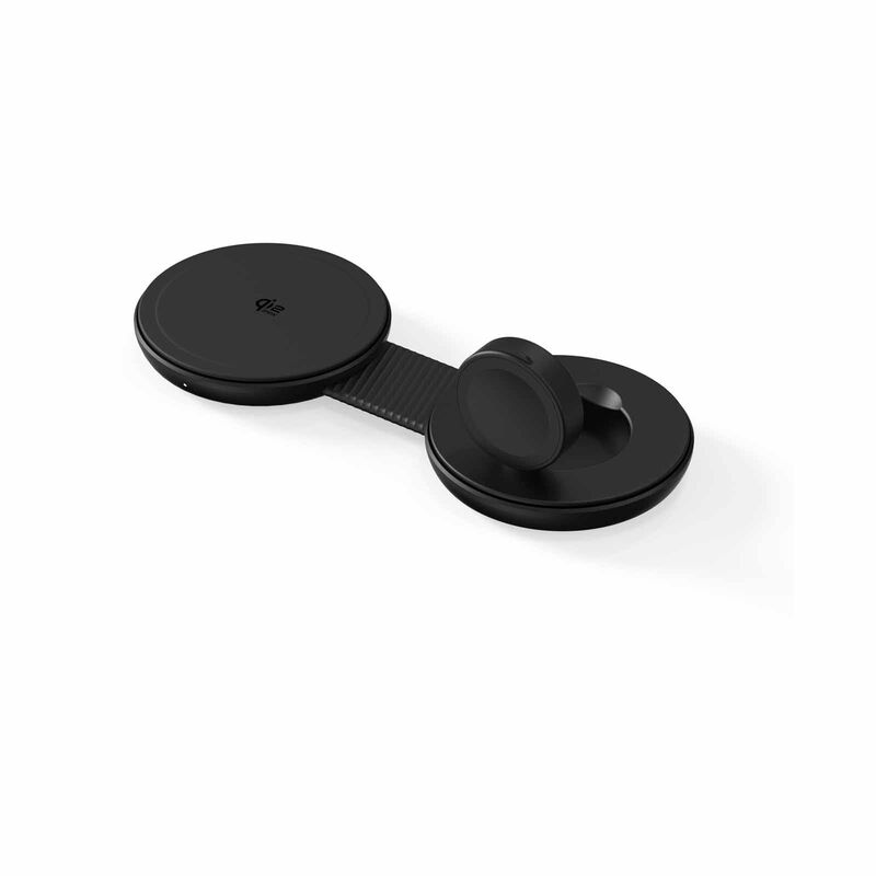 MAZER Magpad Duo2, 2in1 Qi2.2 25w+apple Watch Foldable Wireless Charging Pad-black M-MAGPADDUO2-BK-image 8