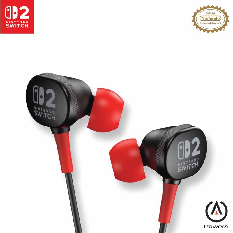POWERA Nsw2 Wired Earbuds Black NSHS0531-01-image 3