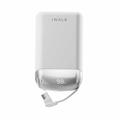 IWALK Power Hybrid Mini Wireless Powerbank (10,000mah) White MXB017-002A