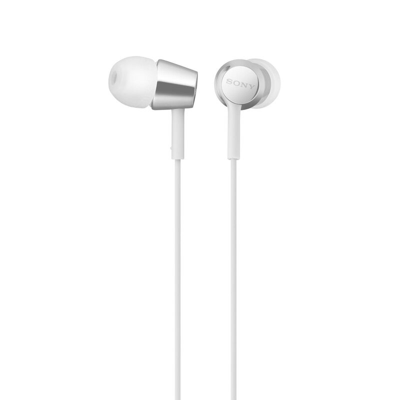 SONY Wired In-ear Headphones W Mic (white) MDR-EX155APWQE-image null