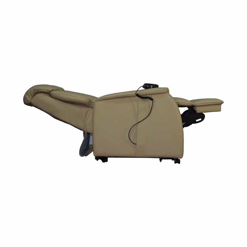 Power Recliner Z/gravity (hl) Beige Half Leather Recliner MOSTAR-image 5