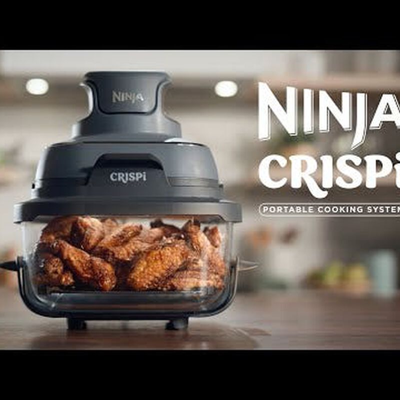 NINJA Crispi Portable Air Fryer (3.8l) - Stone FN101SMST-image 2