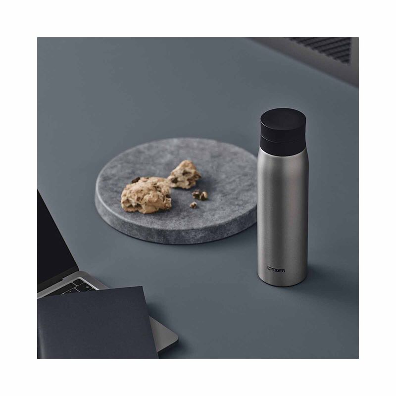 TIGER 0.5l Screw Lid Stainless Steel Bottle (titanium Ore) MCY-K060 (XZ)-image 3