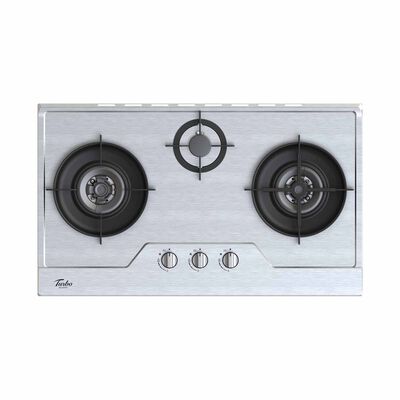 TURBO Built-in 3 Burner Stainless Steel Hob (86cm) (exclude Installation) TC333SS
