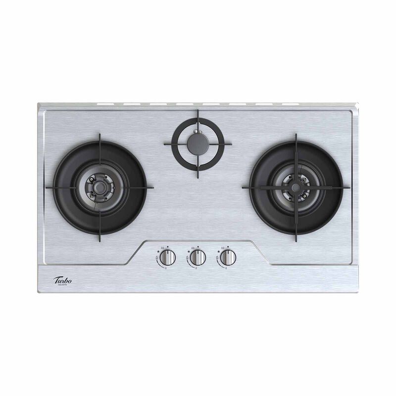 TURBO Built-in 3 Burner Stainless Steel Hob (86cm) (exclude Installation) TC333SS-image 1