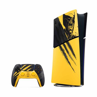 SONY Playstation 5 Digital Edition &ndash; Marvels Wolverine Battle Yellow Limited Edition Bundle ASIA-00503