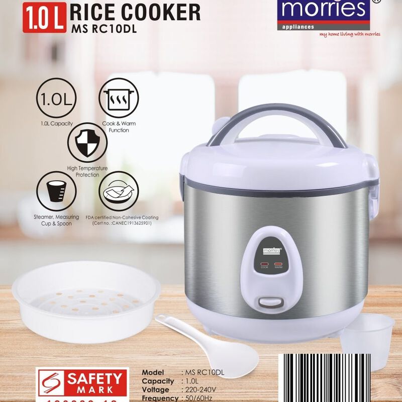 MORRIES Rice Cooker (1.0l) MS-RC10DL-image 3