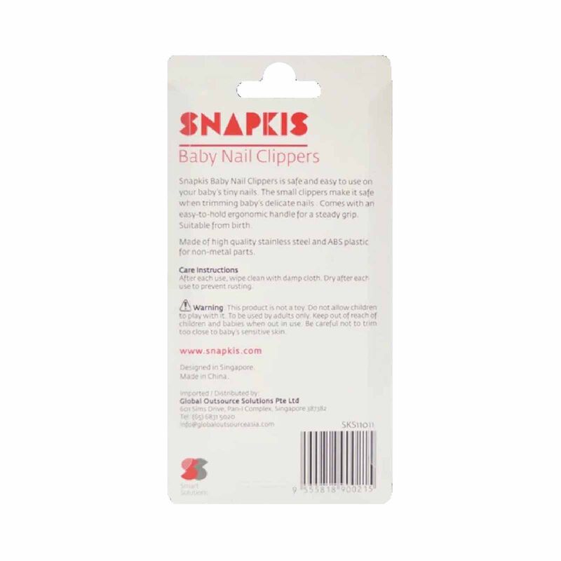 SNAPKIS White BABY NAIL CLIPPERS-image 3
