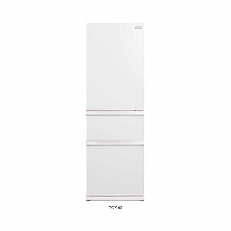 MITSUBISHI 3 Door Refrigerator (446l) Glass White MR-CGX56EX-GWH-P-image 1