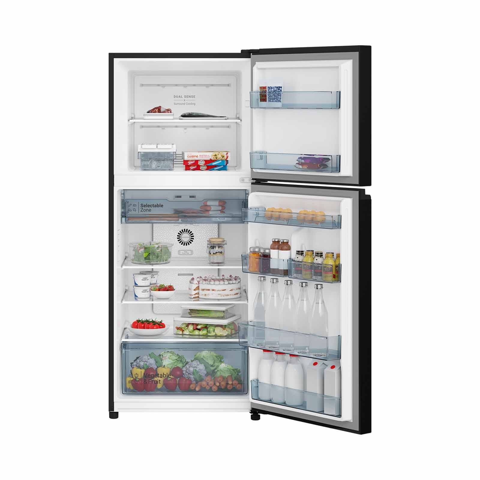 Shop HITACHI 2 Door Top Mount Freezer Fridge (409l) - Brilliant