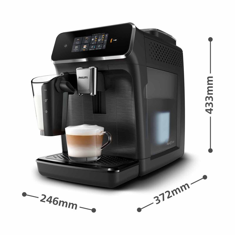 PHILIPS Series 2300 Fully Automatic Espresso Machine (1.8l) - Black EP2330/31-image 4