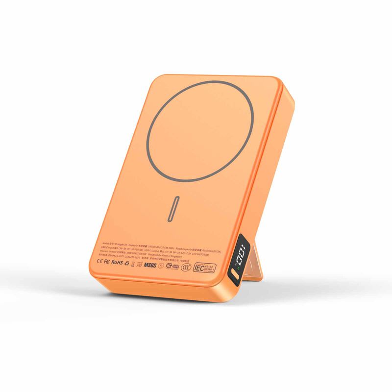 MAZER Ccc Certified Magnetic 15w 10000mah/pd30w With Istand Power Bank-sunset Gold M-MAGAIR20-SG-image 8