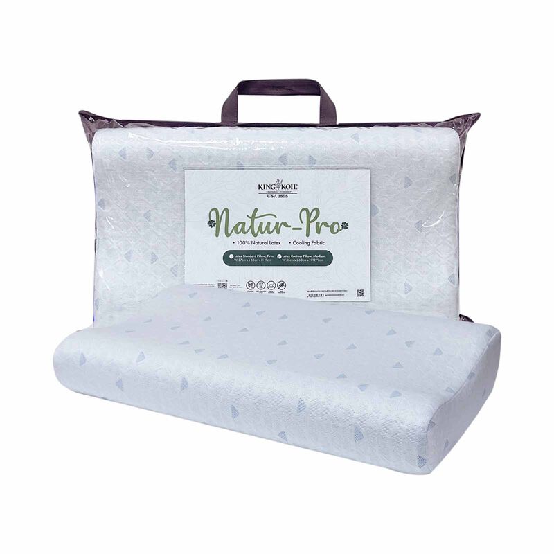 KINGKOIL Natur-pro Latex Contour Pillow NATUR-PRO-image 1