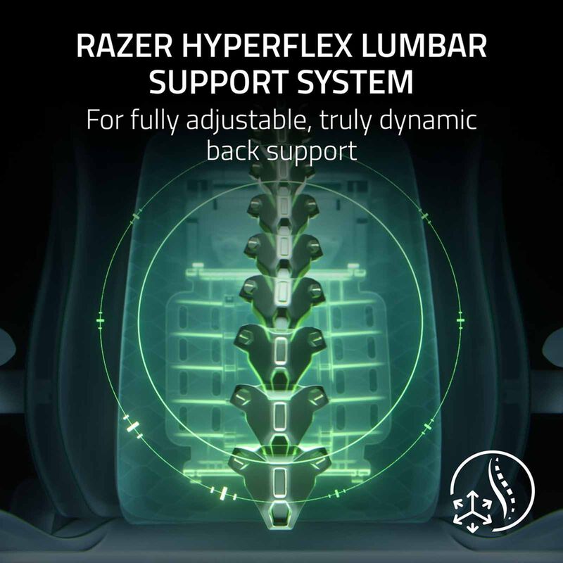 RAZER Iskur V2 Newgen - Ergonomic Gaming Chair W Breathable Comfort - Quartz RZ38-04900900-R3CA-image 9