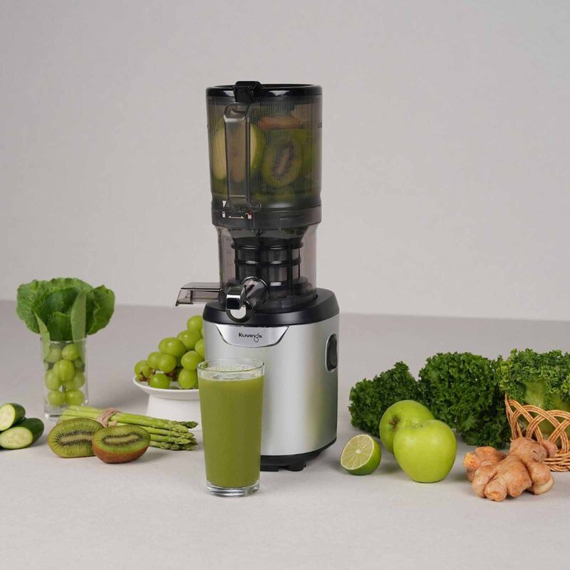 KUVINGS Slow Juicer - Matt White Silver AUTO 7 - MATT WHITE SILVER-image 8