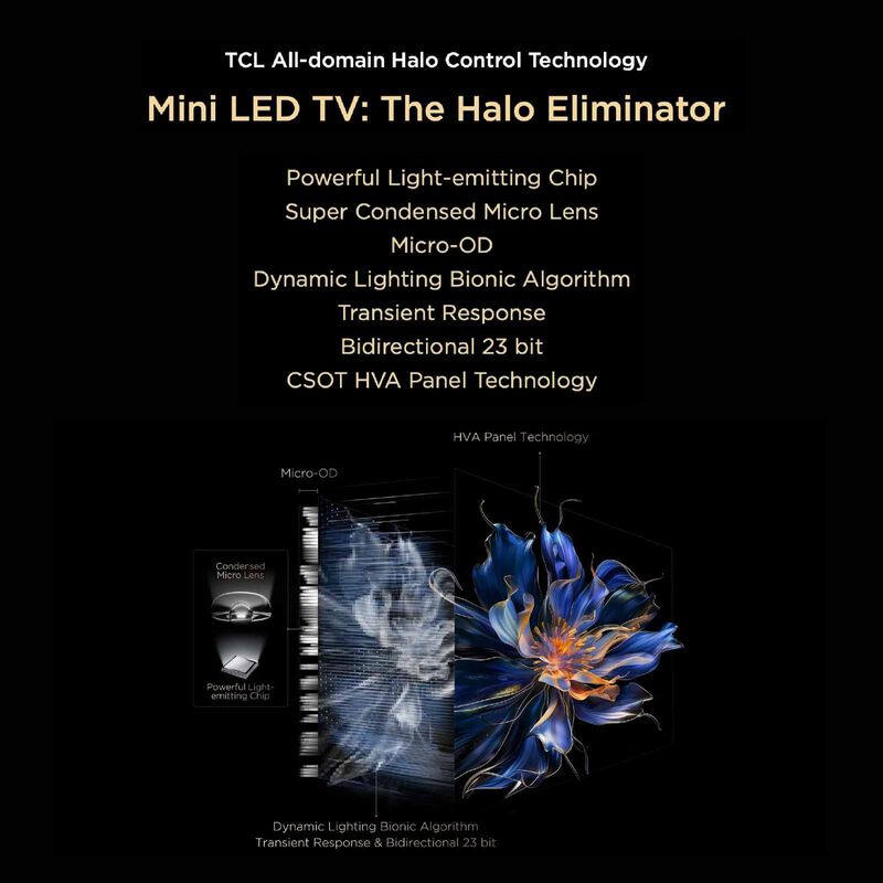 TCL 55 In C7k Premium Qd-mini Led 4k Tv 55C7K-image 2