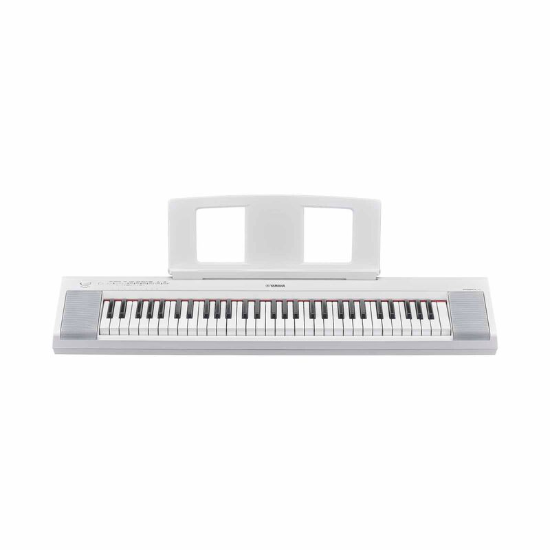 YAMAHA Portable Keyboard With Adaptor Pa-130b - White NP-15WH/PA-image 4
