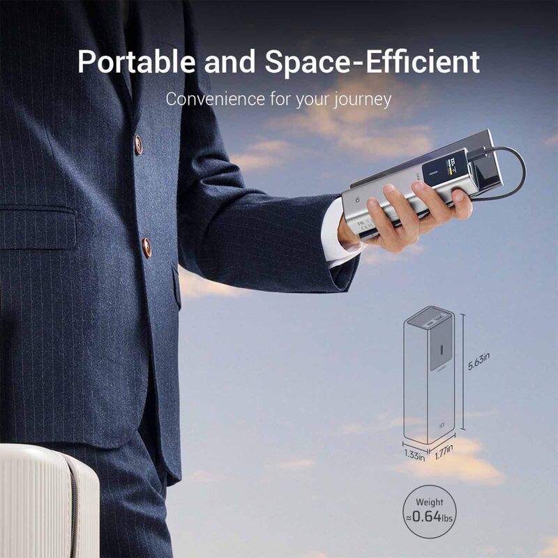 CUKTECH Powerbank 10000mah Pd 150w - Grey CKPB100PCNBK-image 5
