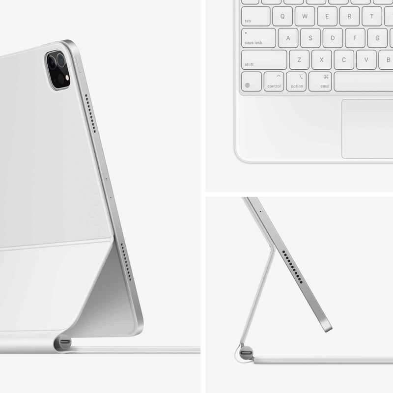 APPLE Magic Keyboard For Ipad Pro 11-inch (3rd & 4th Gen)& Ipad Air (4th) - White MJQJ3ZA/A-image 3