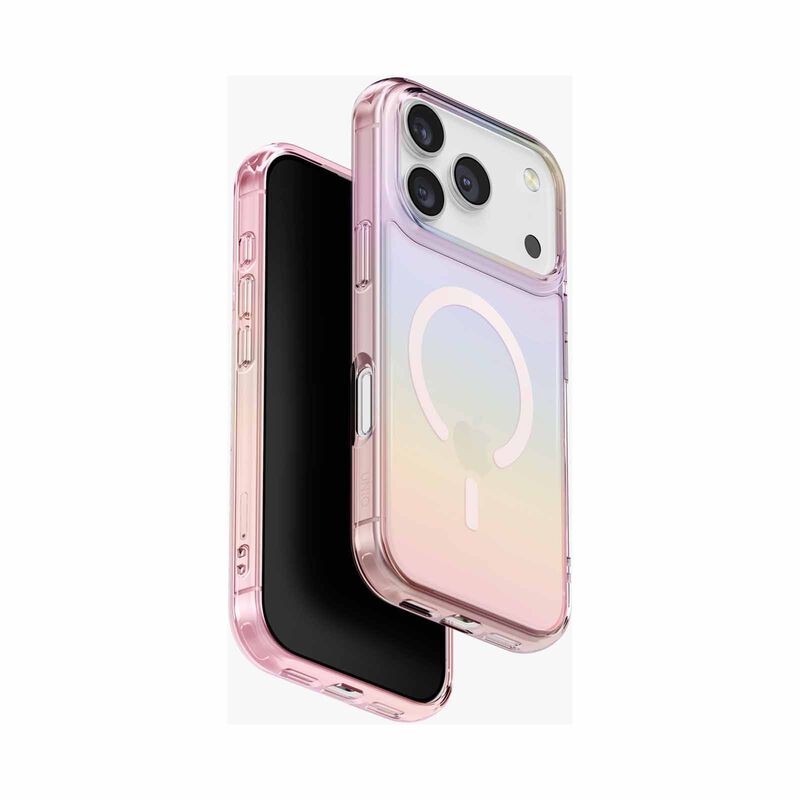 UNIQ Hybrid Iphone 17 Pro (2025) 6.3 Magclick Charging Iridescia - Pink Prism UNIQ-IP6.3P(2025)-IRDMPPRS-image 2