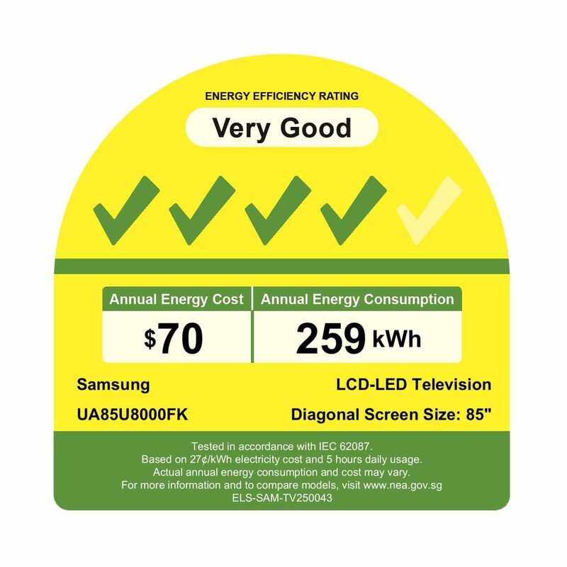 SAMSUNG 85 In Uhd 4k Smart Led Tv UA85U8000FKXXS-image 8