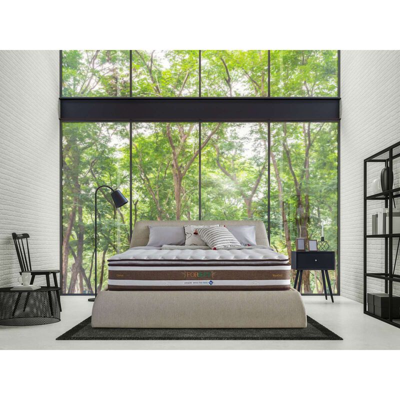 MAXCOIL Super Single Size Mattress ORGANIC COTTON QUTUN-image null
