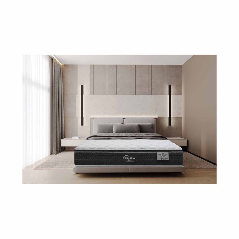 KINGKOIL Cloudcozy Soul Single Size Mattress W/bedframe And Headboard CLOUDCOZY SOUL-image 3