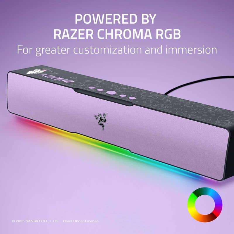 RAZER Leviathan V2 X - Pc Gaming Soundbar - Kuromi Edition - Frml Packaging RZ05-04280300-R3M1-image 3