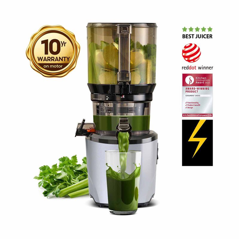 KUVINGS Auto 10 Whole Slow Juicer - Silver AUTO 10 SILVER-image 4