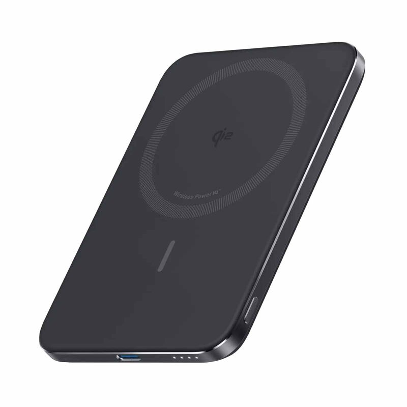 ANKER Maggo Ultra-slim 5000mah Qi2 Certified 15w Powerbank - Black A1665H11-image 1