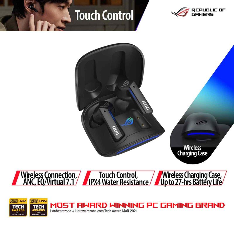 ASUS Rog Cetra True Wireless Earbuds ROG CETRA TRUE WIRELESS-image 1