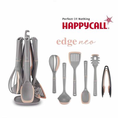 HAPPYCALL Edge Neo Silicone Head 9-pc Cooking Tools Set 4900-4017