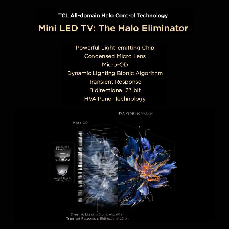 TCL 75 In C6k Premium Qd-mini Led 4k Tv 75C6K-image 2