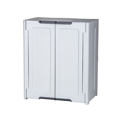 KETER Magix Foldable Cabinet Grey 76.5(l) X 47(w) X 90.5(h) Cm D-KT-78-5250 (EXCLUDE INSTALLATION)