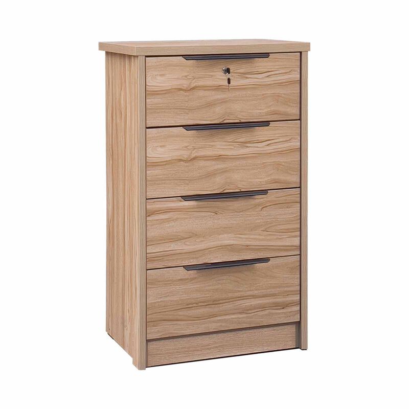 SMARTBOX Chest Of Drawer (solid Plywood) HUDSON MAPLE-image null