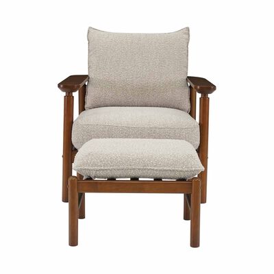 MUZE Extra Cover 1 Seater+ottoman (beige) MERU