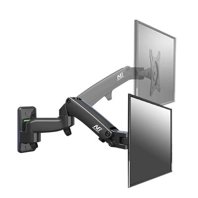 NORTHBAYOU Monitor Bracket Fit 17in - 35in Hold 3 - 12kg F150 MATTE CHARCOAL