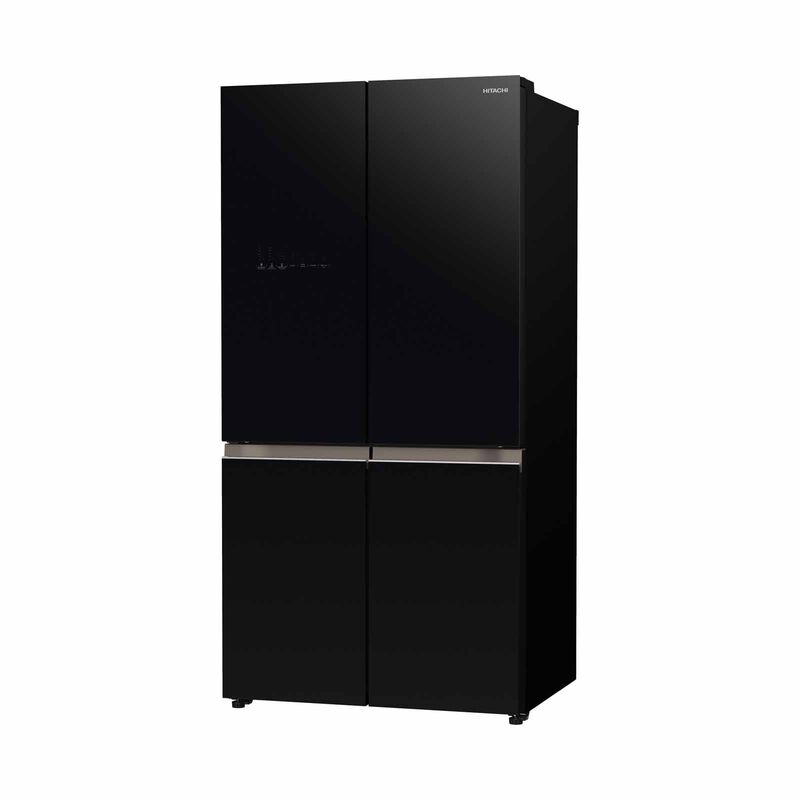 HITACHI 4 Door French Bottom Fridge (569l) (glass Clear Black) R-WB640PMS1-5 GCK-image 4