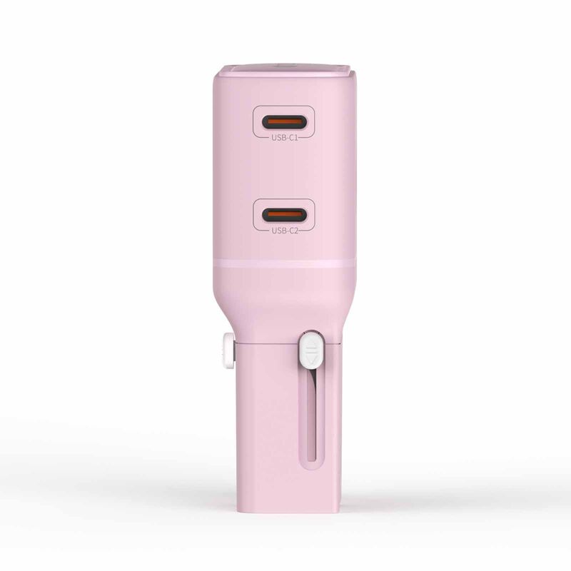 MAZER Infinitetravel Pocket Gan Pd65w 2c Travel Charger-pink M-IFTRAVEL565-PK-image 8