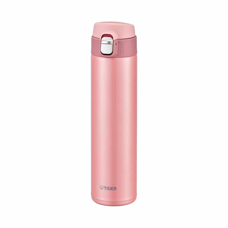 TIGER 0.60l One Push Lid Stainless Steel Bottle (peach Blossom) MMJ-A601 (PB)-image null