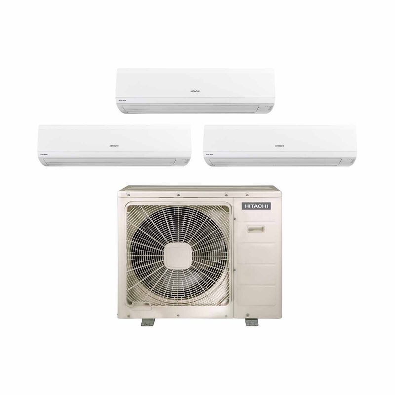 HITACHI Hitachi 30k Condenser Frostwash System 3 (9000btu X 2, 18000btu X 1) RAM-Z30C3MS +RAK-ZJ10CMS X 2/RAK-ZJ18CMS-image 1