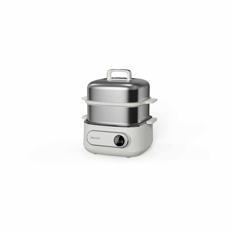 PHILIPS Series 3000 2 In 1 Steamer Hotpot (8.6l) HD3300/20-image 2