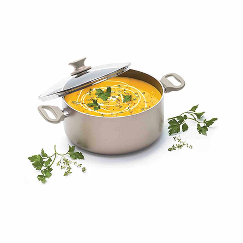 GREENPAN Greenpan Cambridge 24cm Casserole With Lid, Bronze [pfas Free] GPCBR675907-image null